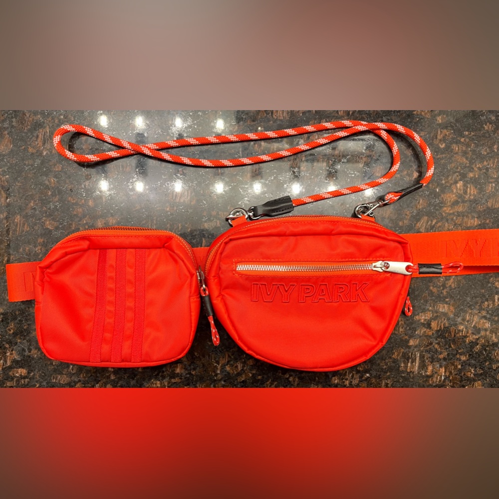 Adidas x Ivy Park Belt Bag and Fanny pack RED ORANGE COLOR